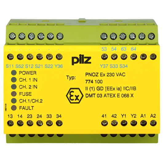 774100 New PILZ PNOZ EX 230VAC 3n/o 1n/c